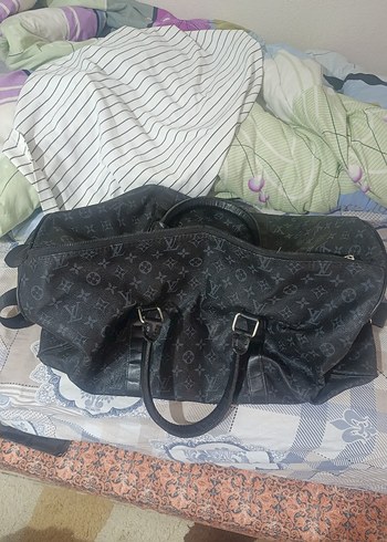 Louis Vuitton Siyah Monogramli Buyuk Seyahat Cantasi