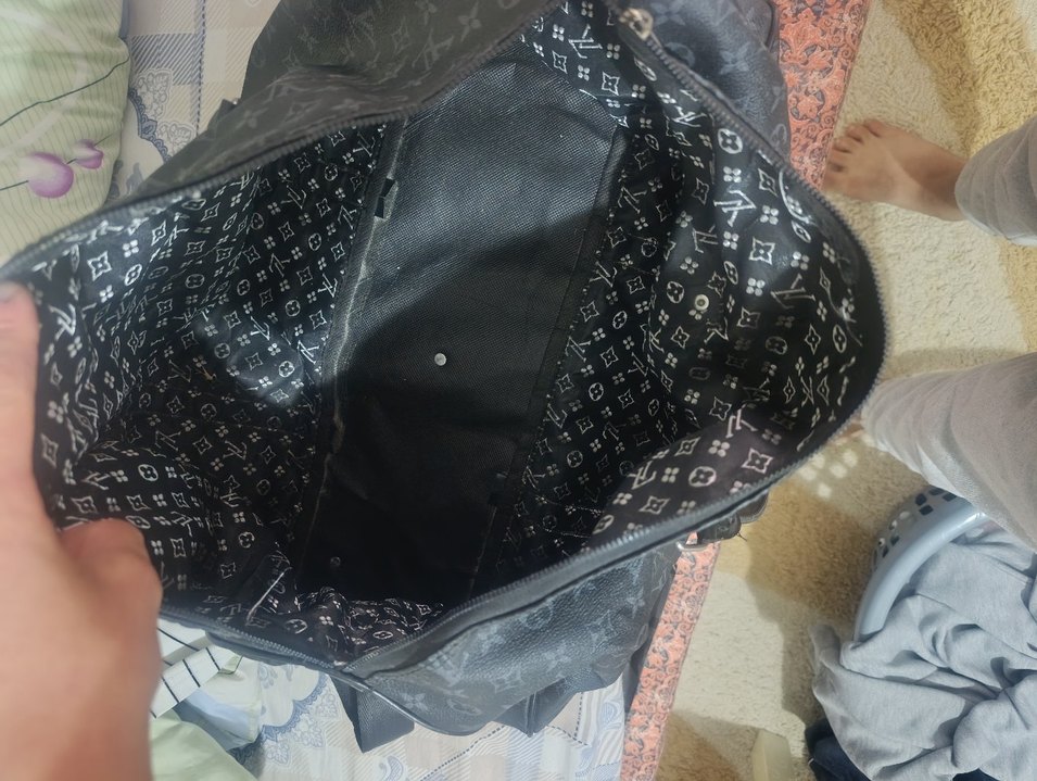 Louis Vuitton Siyah Monogramlı Büyük Seyahat Çantası — görsel 2/2