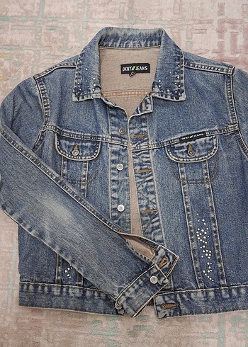 DKNY Mavi Denim Ceket