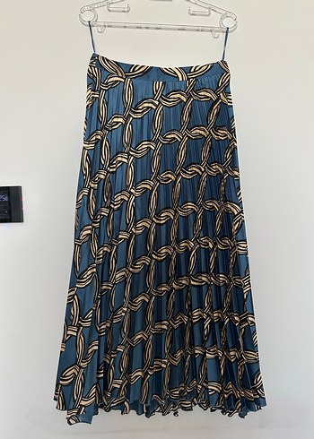 Mango Desenli Midi Etek