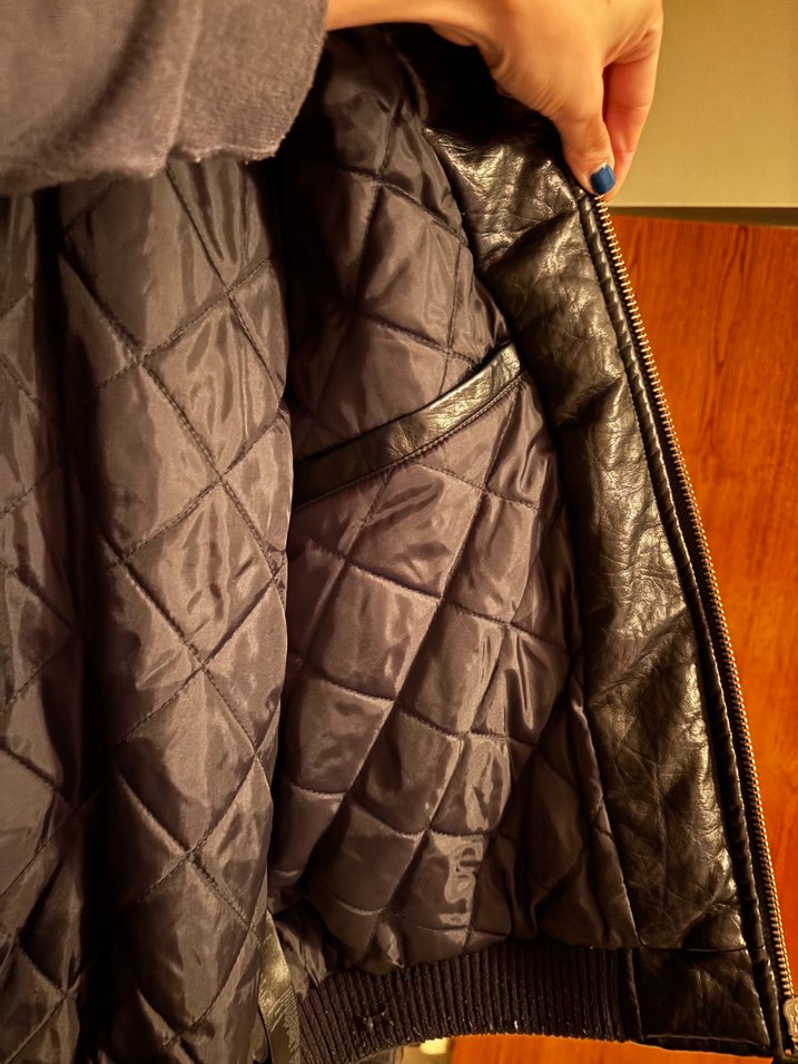 Urban Outfitters Deri Bomber Ceket — görsel 5/9