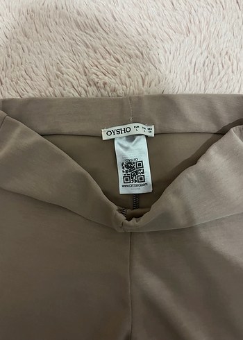 Oysho Bej Minimal Pantolon