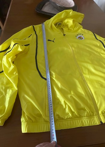 Puma Canli Sari Puma Kapusonlu Spor Ceket