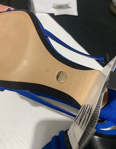39 Beden lacivert Renk Zara topuklu ayakkabı