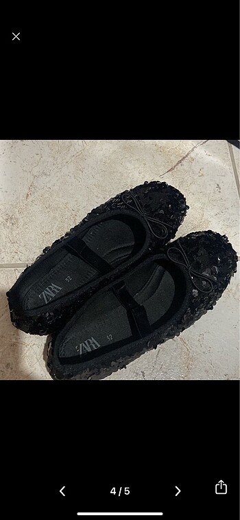 32 Beden Zara cocuk ayakkabı