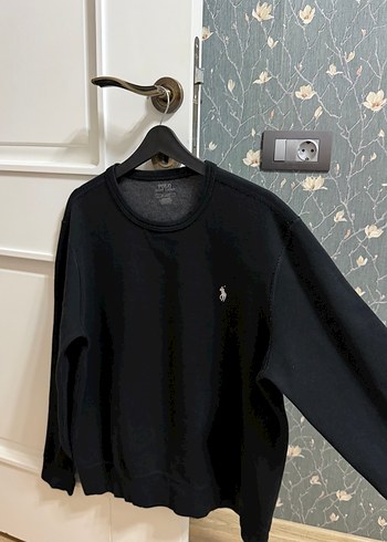 Polo Ralph Lauren Siyah Bisiklet Yaka Sweatshirt