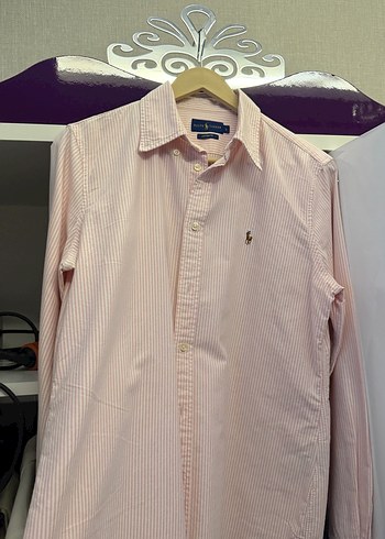 Polo Ralph Lauren Acik Pembe Cizgili Gomlek