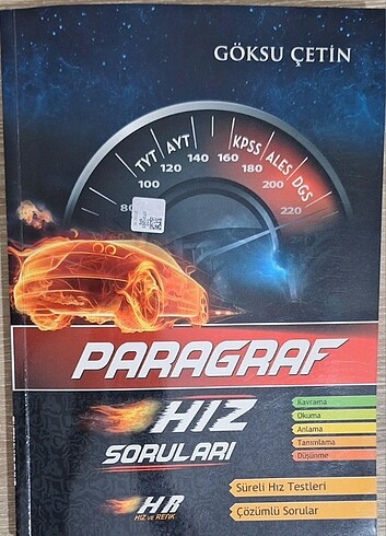 Paragraf Hız Soru Bankası, TYT,AYT,DGS Soru Bankası