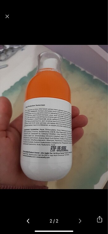 Wiwify Güneş Kremi SPF50