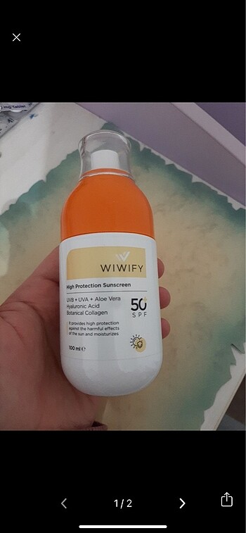 Diğer Wiwify Güneş Kremi SPF50