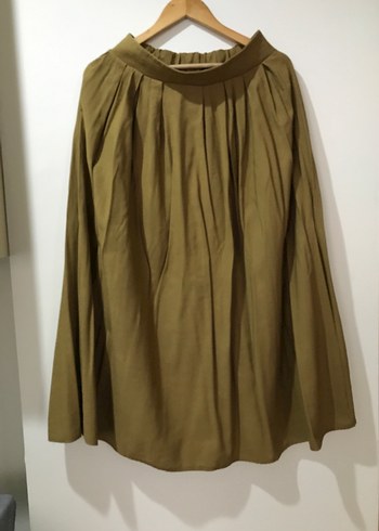 Viskon tencel kumaş etek