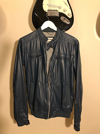Pull&Bear; M/38 Erkek Ceket Mavi