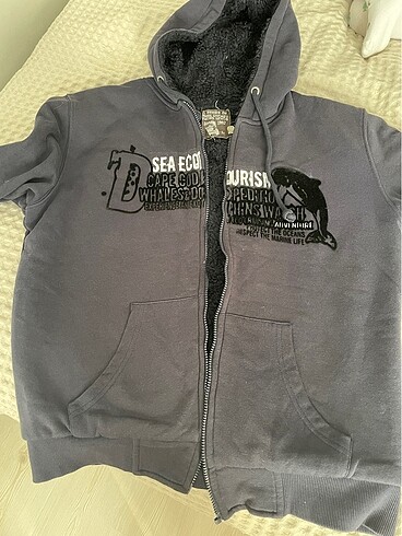 Yards marka orijinal kürklü erkek sweat mont