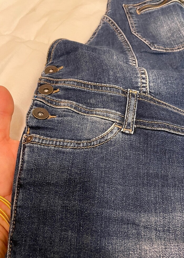 Hamile kot tulum/salopet - Görsel 3