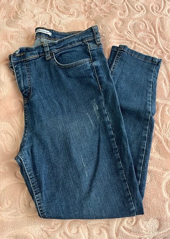 Diğer Koyu Mavi Denim Jean