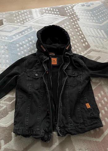Zara 6 Yaş Erkek Çocuk Siyah Kot Ceket