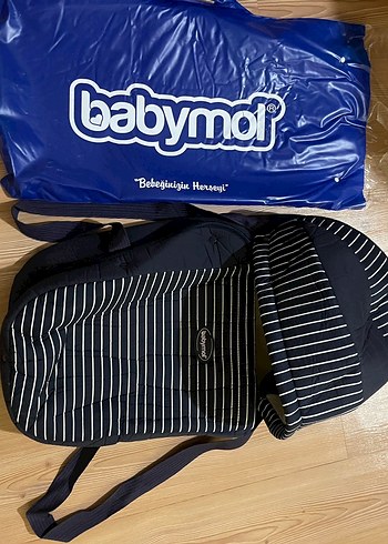 Babymol Lacivert Bebek hastane çıkışı çanta seti ana kucağı