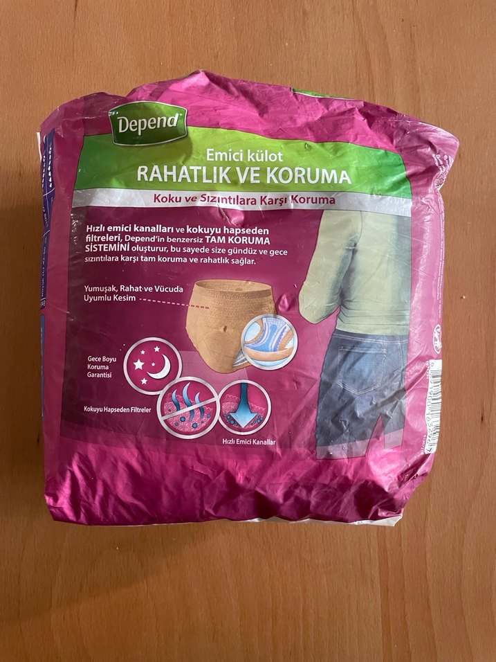 Depend Emici Külot M Beden Orta Boy 10'lu - Görsel 2