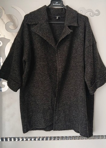 Mavi Antrasit Melanj Oversize Triko Hirka