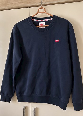 Levis Levi S Lacivert Bisiklet Yaka Sweatshirt