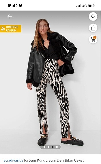 s Beden Stradivarius Biker Ceket