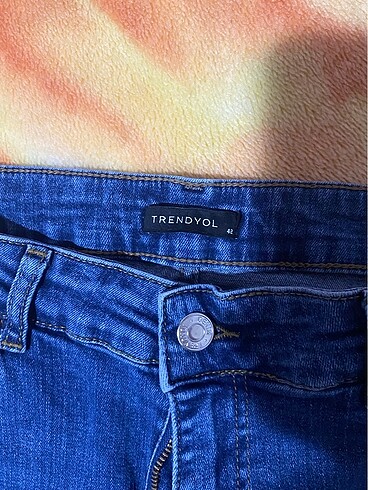 42 Beden Trendyol flare kot jean