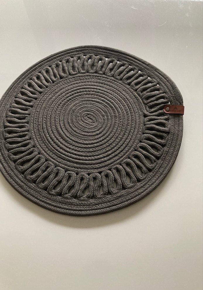 Bohem Gri Yuvarlak Amerikan servisi - Görsel 2