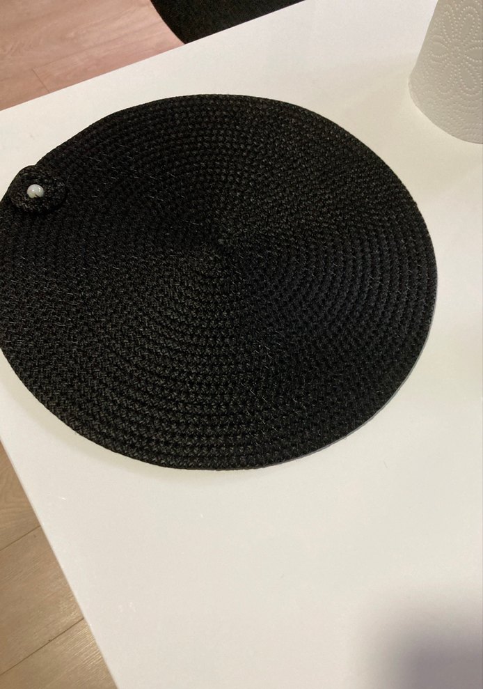 Siyah Yuvarlak Amerikan servisi - Görsel 3