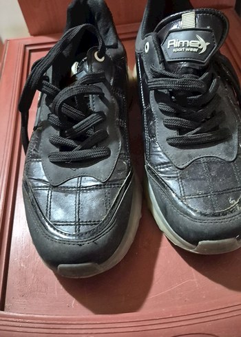 Diğer Siyah Bagcikli Gunluk Sneaker