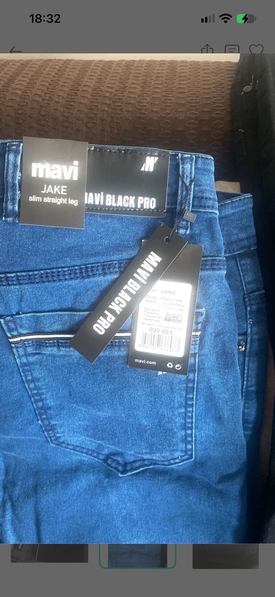 Diesel Mavi lacoste Denim Jean — görsel 3/5