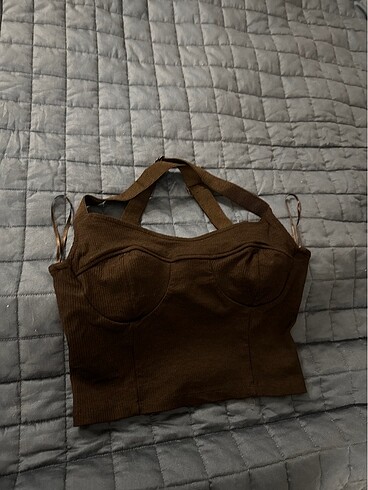 ZARA ASKILI CROP BLUZ SEAMLESS