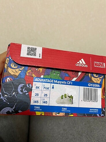 25 Beden Adidas bebek ayakkabı