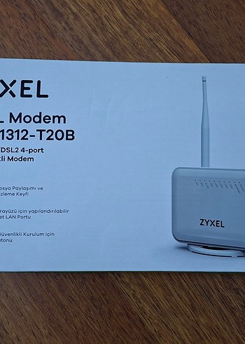 Zyxel Vdsl Modem Cift Antenli 4 Portlu Modem