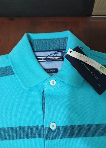 Tommy Hilfiger Turkuaz Polo Tisort