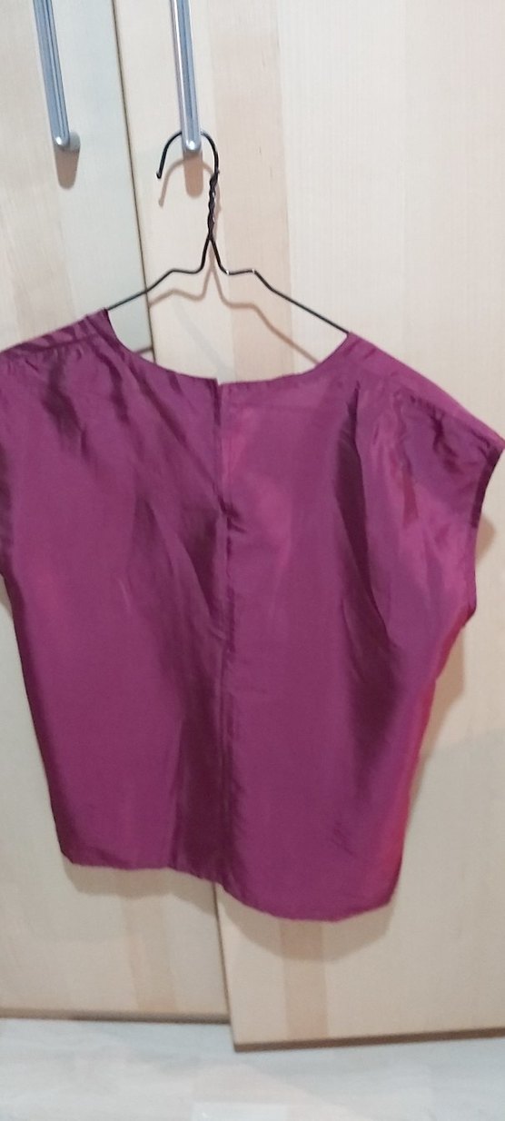 70 ler vintage tafta Bordo 3 lü takim - Görsel 4