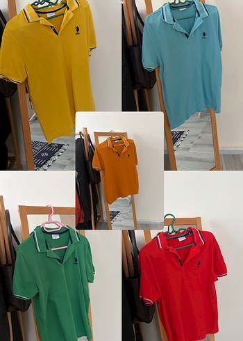 U.S Polo Assn. Coklu Polo Yaka Tsort