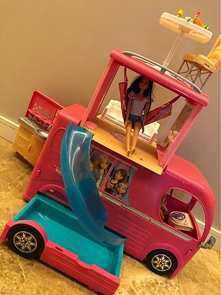 Kızların Rüyası Barbie Karavanı temiz