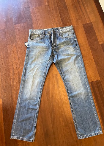 Denim Erkek Midi Boy Kot Pantolon Sıfır etiketli