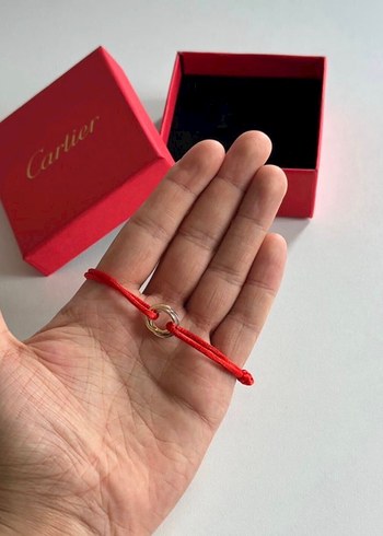 Cartier Kirmizi İnce Bileklik