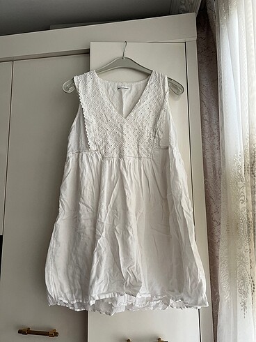 Camaieu Beyaz mini elbise
