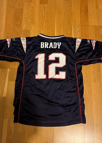 Reebok 2000li Yillar Patriots Tom Brady 12 Numarali Lacivert Form