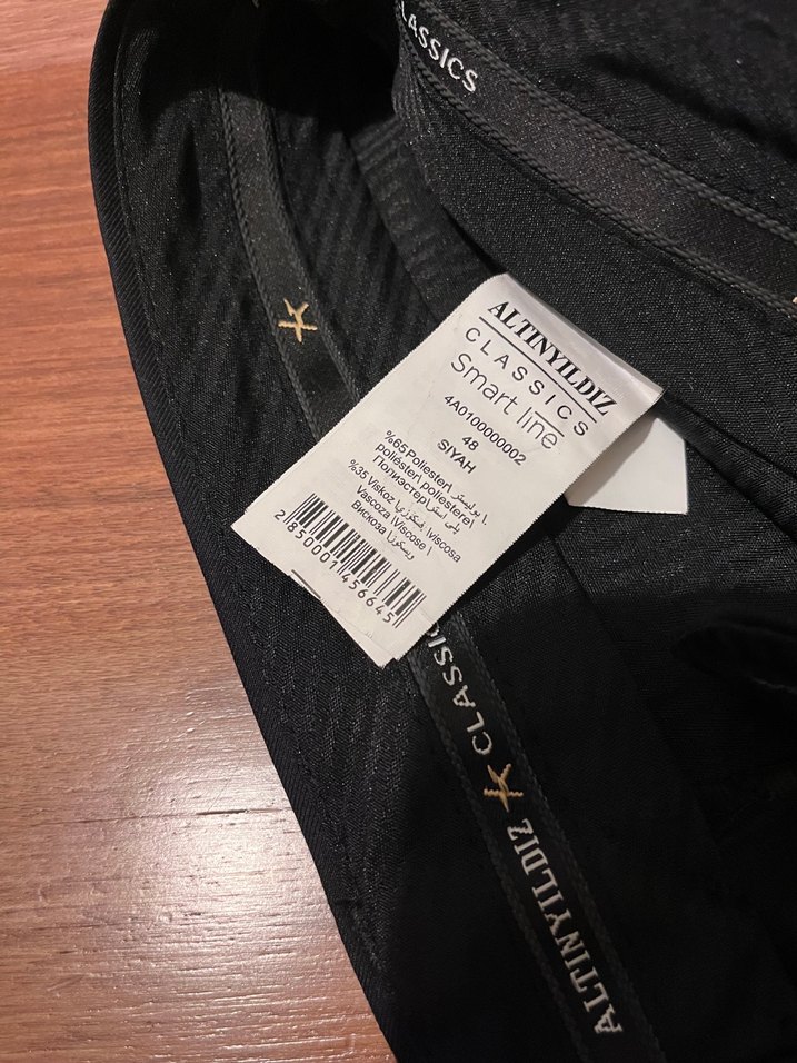 Altınyıldız Siyah Düz Pantolon — görsel 7/7