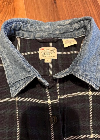 Levis Ekose Desenli Denim Yaka Gomlek