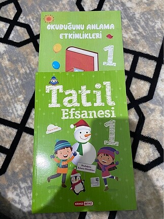 1. Sınıf tatil kitabı