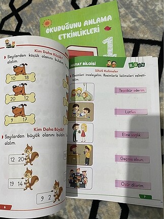  1. Sınıf tatil kitabı