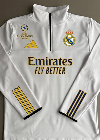 Adidas Real Madrid Sampiyonlar Ligi Beyaz Esofman Ustu