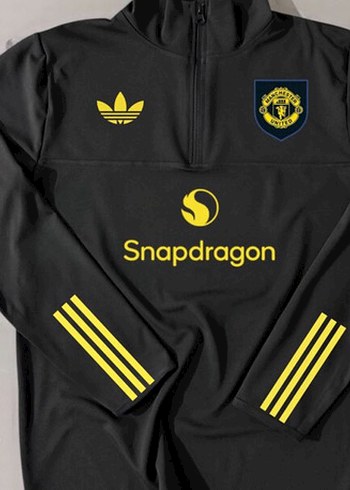 Adidas Manchester United Siyah Yarim Fermuarli Esofman Ustu