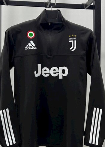 Adidas Juventus Siyah Yarim Fermuarli Antrenman Esofmani