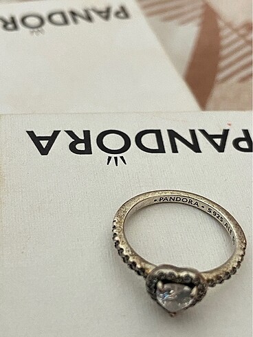 Beden beyaz Renk Orijinal Pandora Yüzük