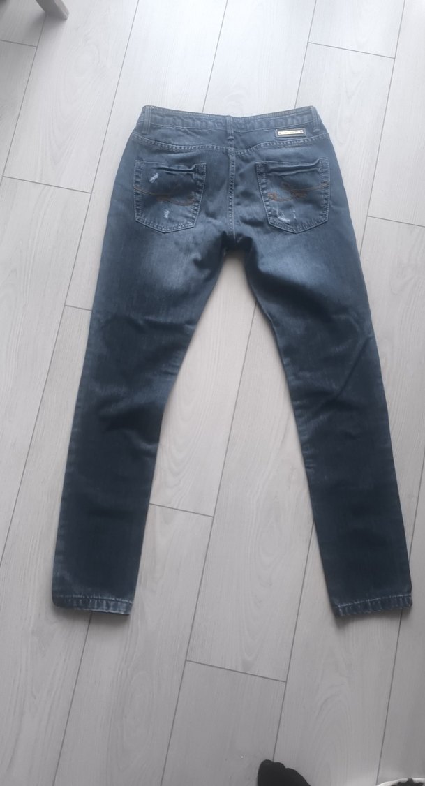 Koyu Gri Yıkamalı Dar Kesim Jean — görsel 5/6